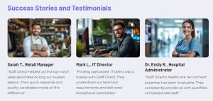 Staffing And Recruitment 7 Success Stories and Testimonials
