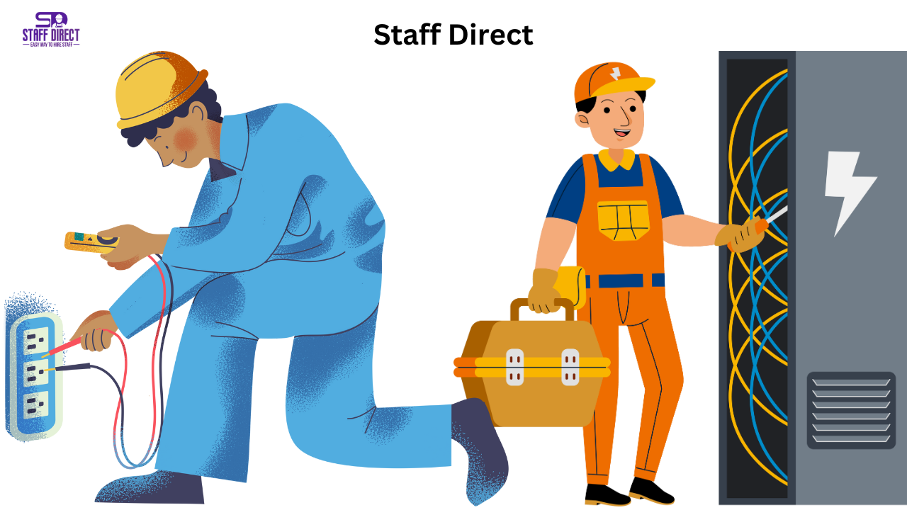 Steps to get an electrician's mate job with Staff Direct