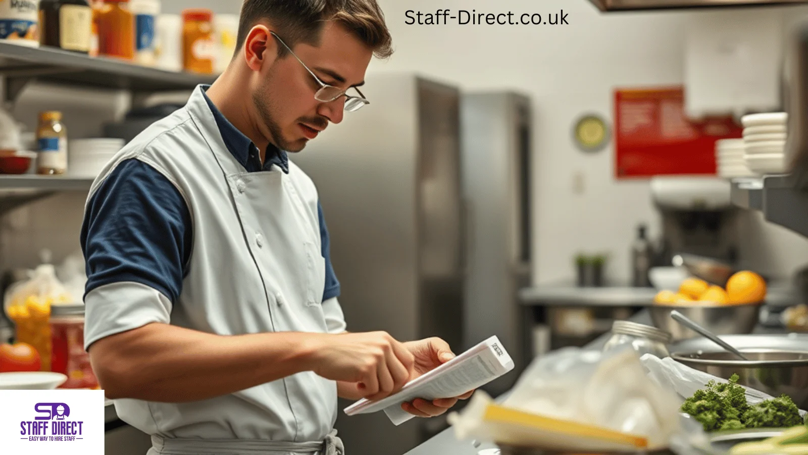 Team Staff Direct consultants conducting an interview with a school cook candidate