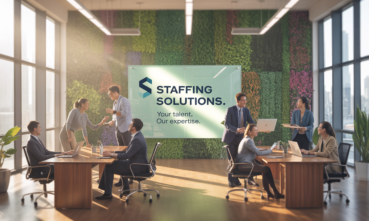 Image of a diverse group of professionals collaborating, representing a personal assistant company