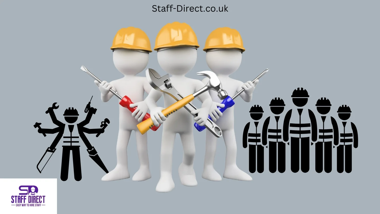 A satisfied construction professional hired through Staff Direct