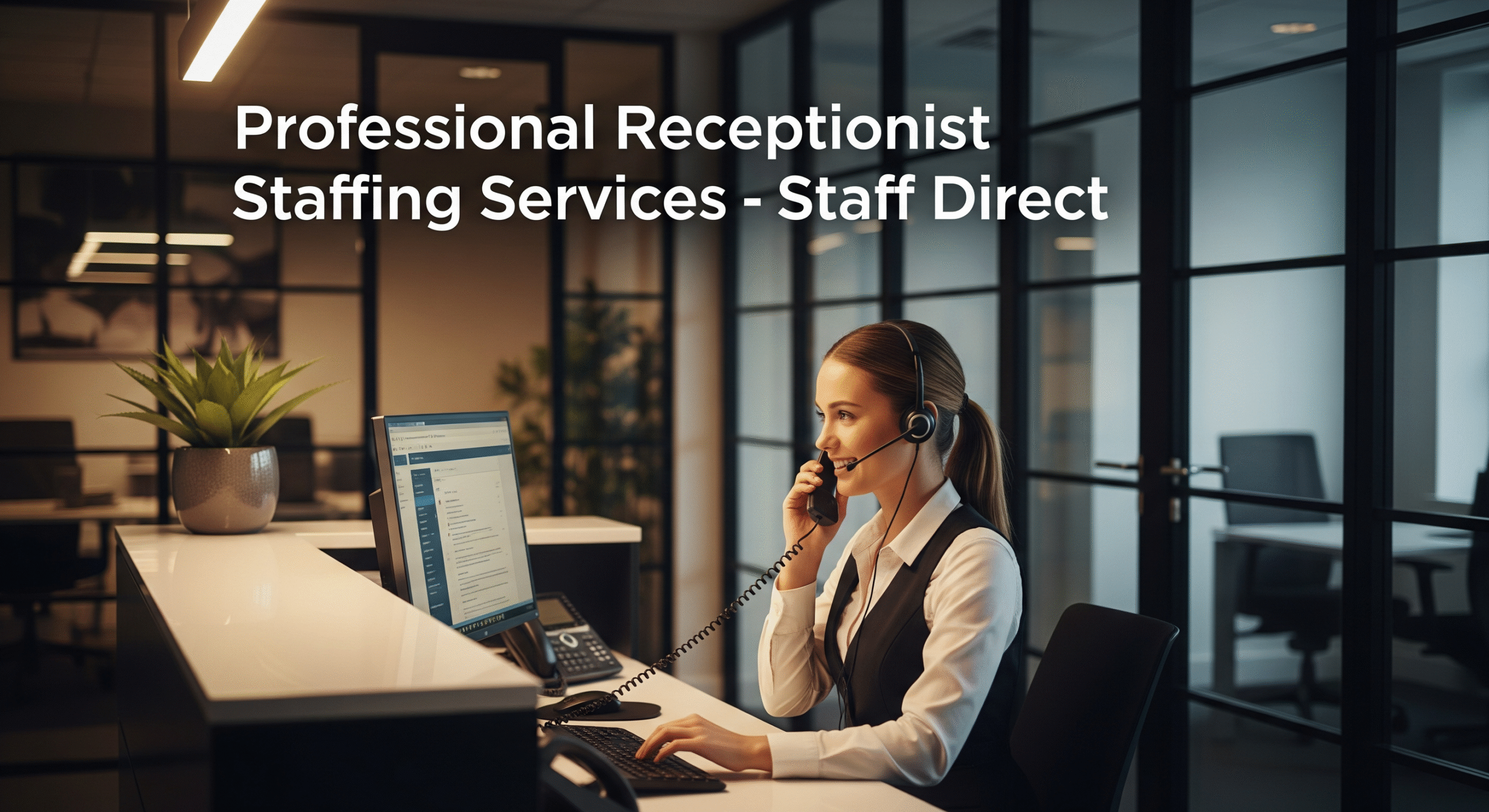 Professional Receptionist Staffing Services - Staff Direct