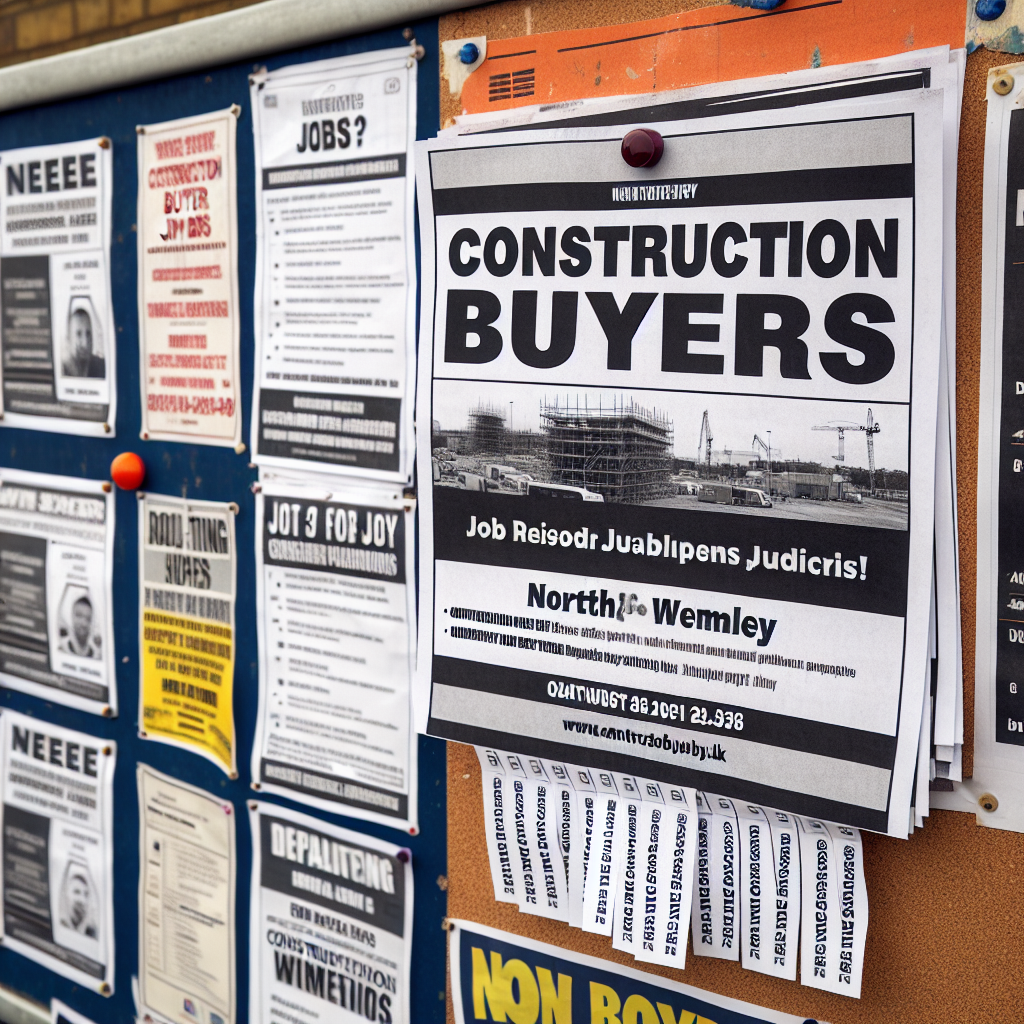 Find Construction Buyer Jobs in North Wembley