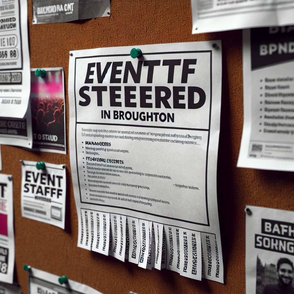 Find Event Staff Jobs in Broughton