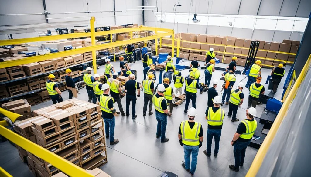 Training for warehouse workers Leicester