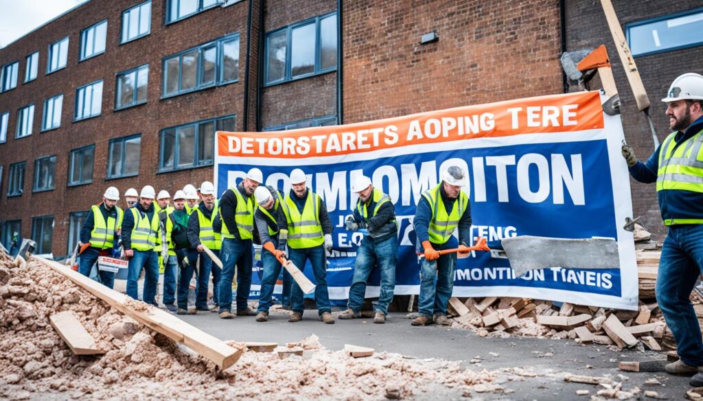Hiring demolition labourers in Barnet