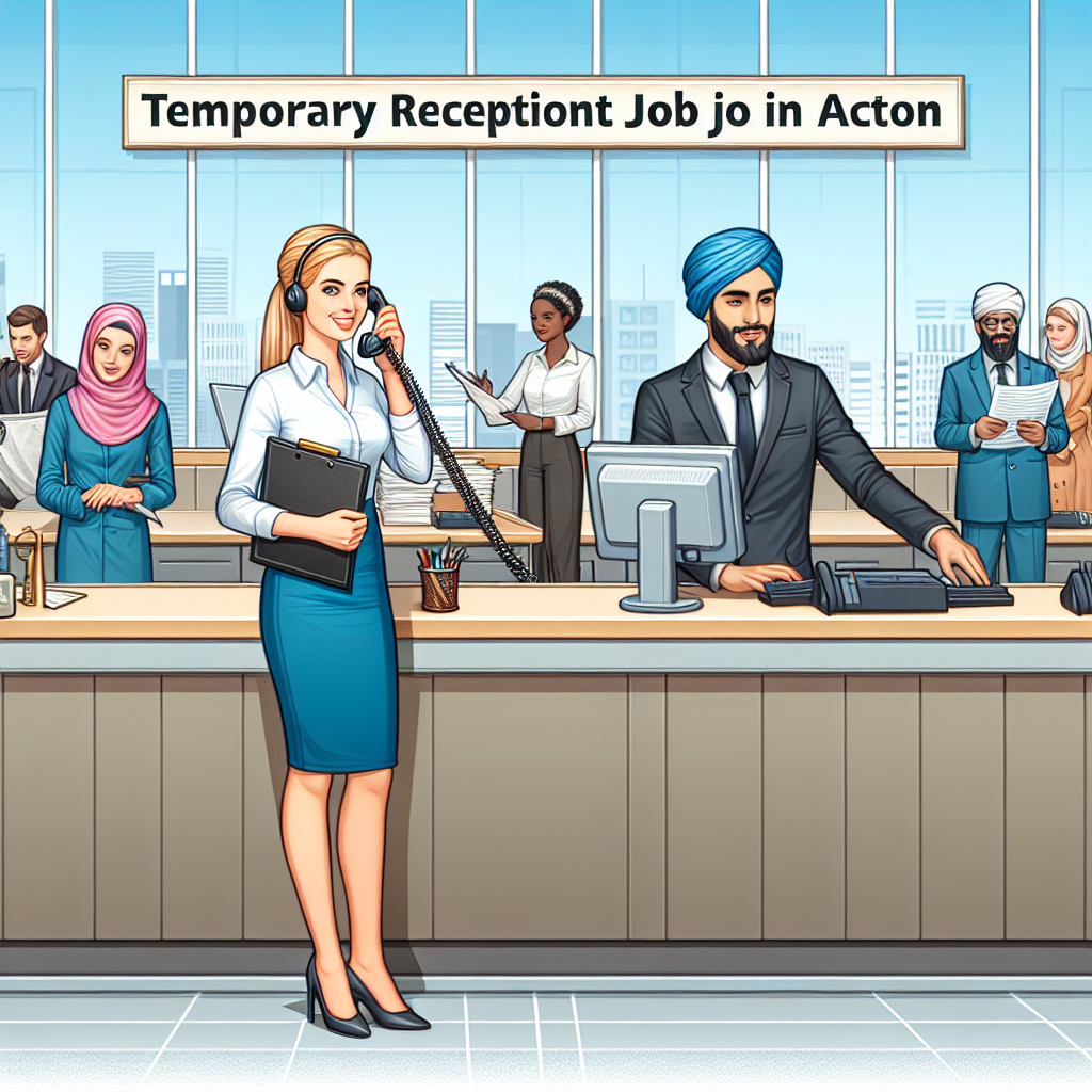 Temporary Receptionist Jobs in Acton