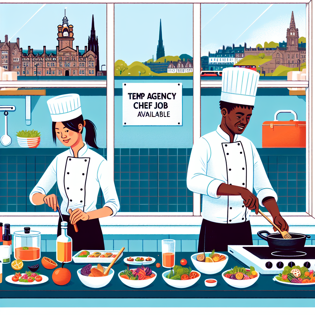 Find Temp Agency Chef Job in Edinburgh