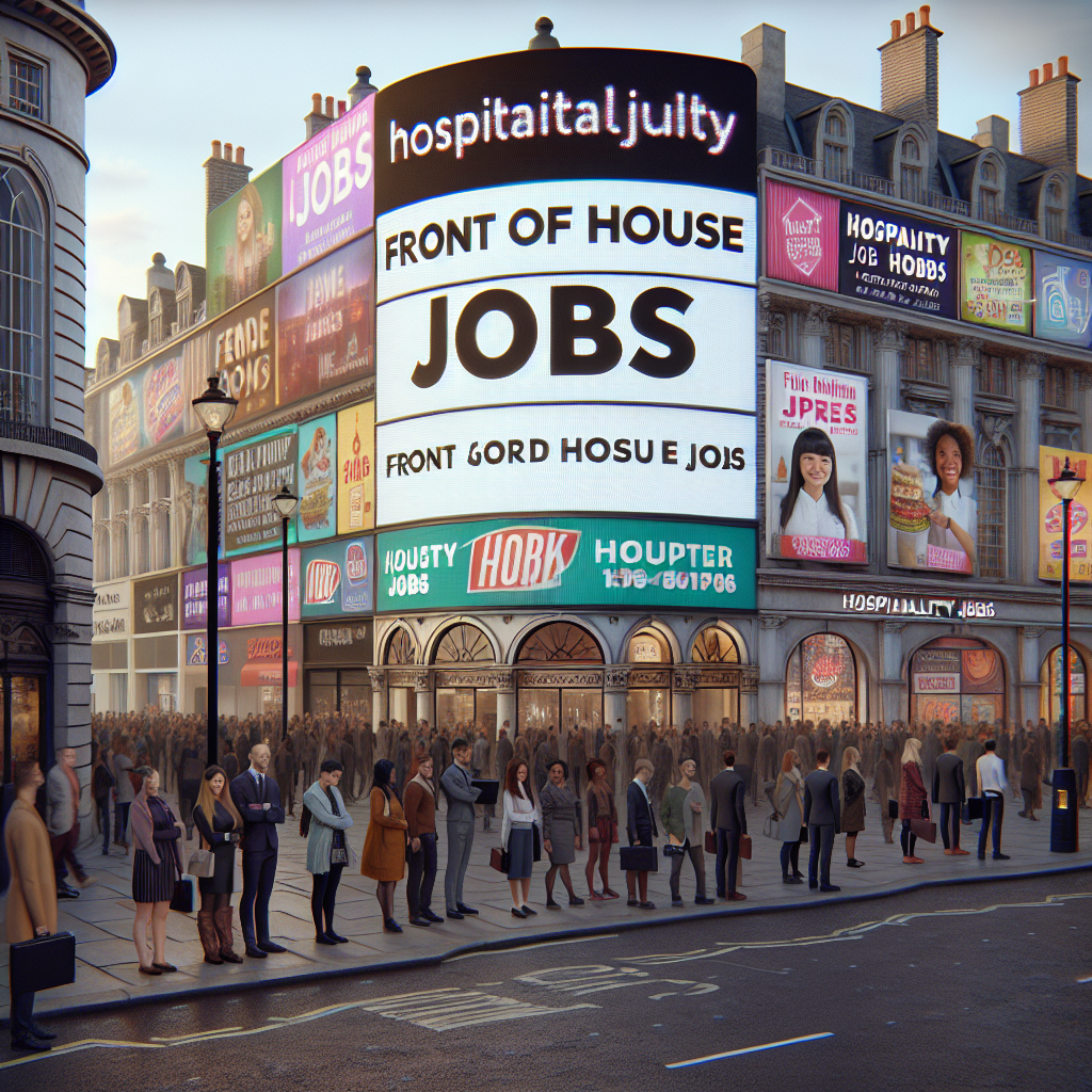 Find Hospitallity Agency Front of House Jobs in Piccadilly Circus