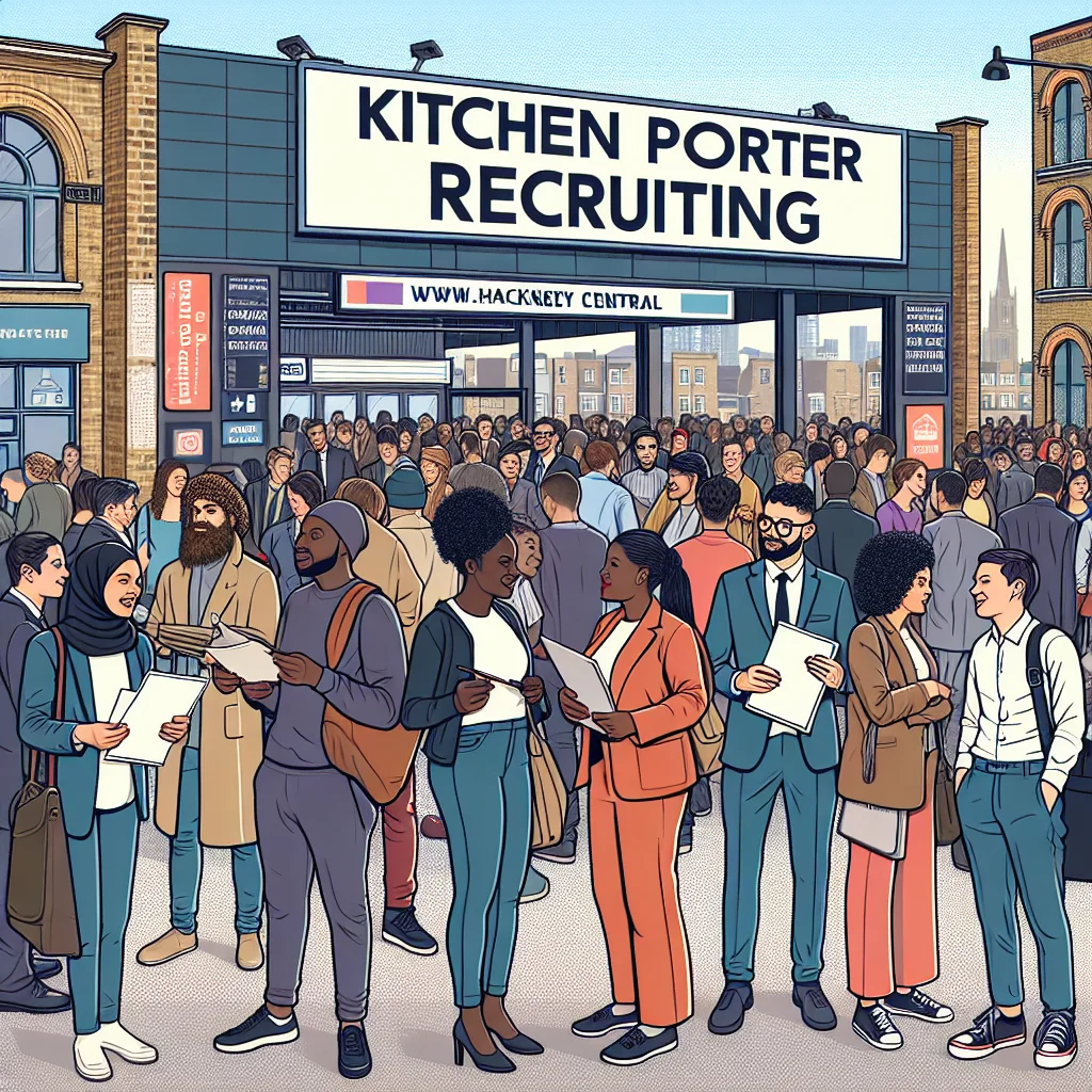 Kitchen Porter Recruiting In Hackney Central
