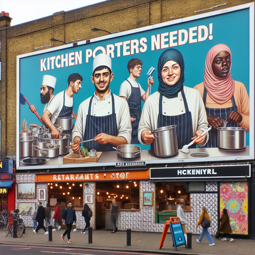 Kitchen Porter Recruiting In Hackney Central